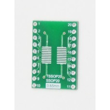 Adapter PCB-SMD to DIP-TSSOP20 SSOP20 MSOP20 SOP20